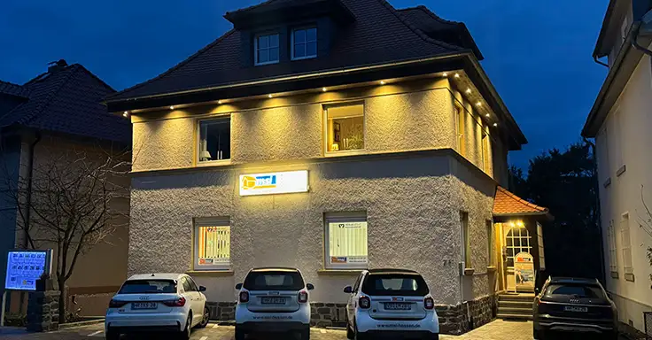 MSI-Hessen Büro bei Nacht